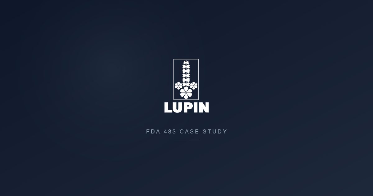 One SOP for Every System: Lessons from Lupin's FDA 483