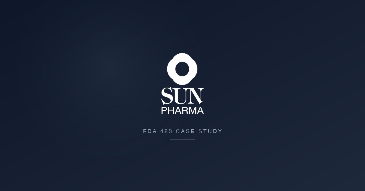 Discarded Source Data in Media Fills: Lessons from Sun Pharma's FDA 483