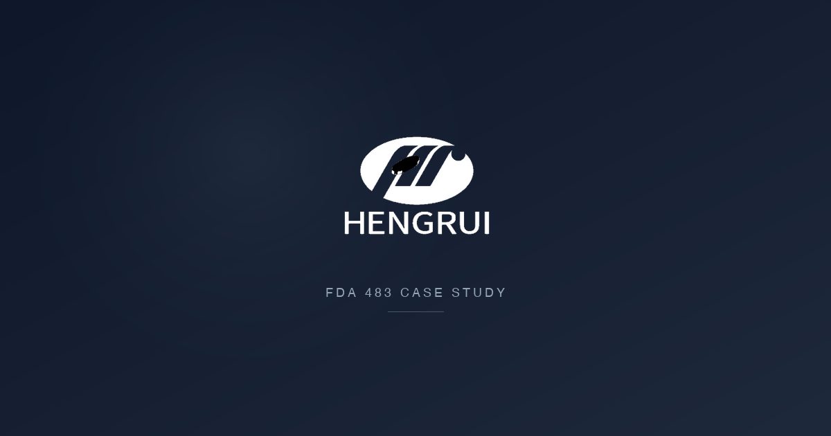 No Audit Trails, Shared Logins, Local Storage: Lessons from Hengrui's FDA 483