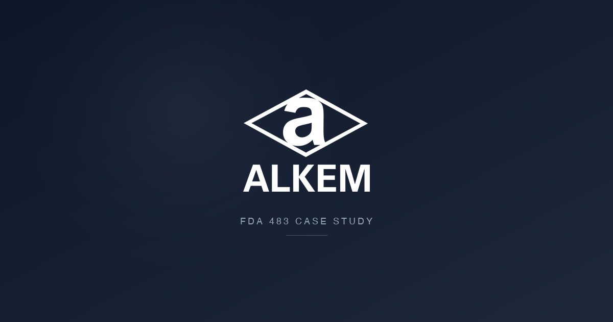 Dead Instrument, No Data Backup, No Impact Assessment: Lessons from Alkem's FDA 483