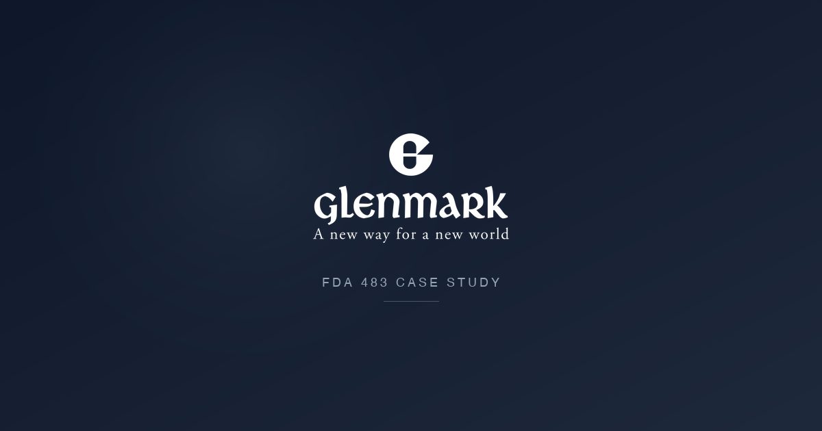 Eight OOS Results, Zero Root Causes: Lessons from Glenmark's FDA 483