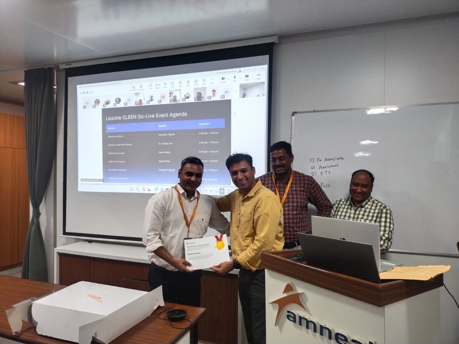 Felicitation ceremony for CLEEN implementation team