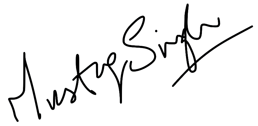Mustaq Singh signature